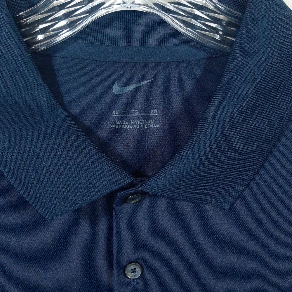 Nike Men XL Navy Blue Dragos Cybersecurity Dri-FIT Performance Polo
Short Sleeve
